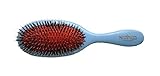 Mason Pearson BN3 Handy Boar Bristle Nylon Tufts Hair Brush, Cleaner, Gift Box