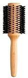 Olivia Garden Healthy Hair B40 - Cepillo de bambú, 100% cerda de jabalí, 40 mm