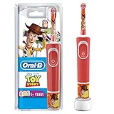 Oral-B Kids - Cepillo Eléctrico Recargable con Tecnología de Braun, 1 Mango de Toy Story de Disney Pixar, Apto para Niños Mayores de 3 Años