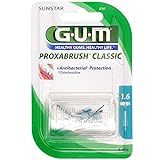 GUM Proxabrush Classic Cepillos interdentales abeto ISO 5 1,6mm 3 paquetes a 8 piezas
